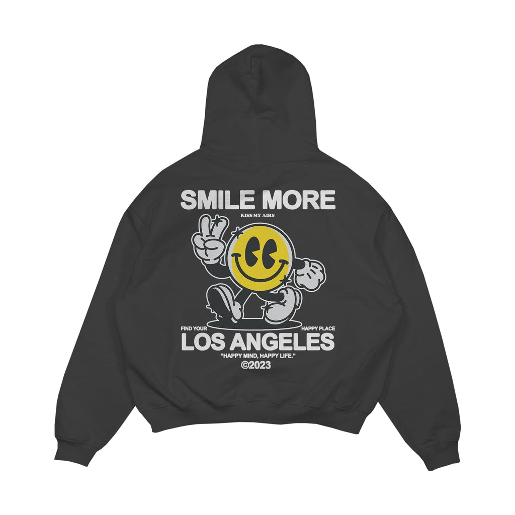 Felpa Hoodie KISS MY AIRS Smile More - not for resale