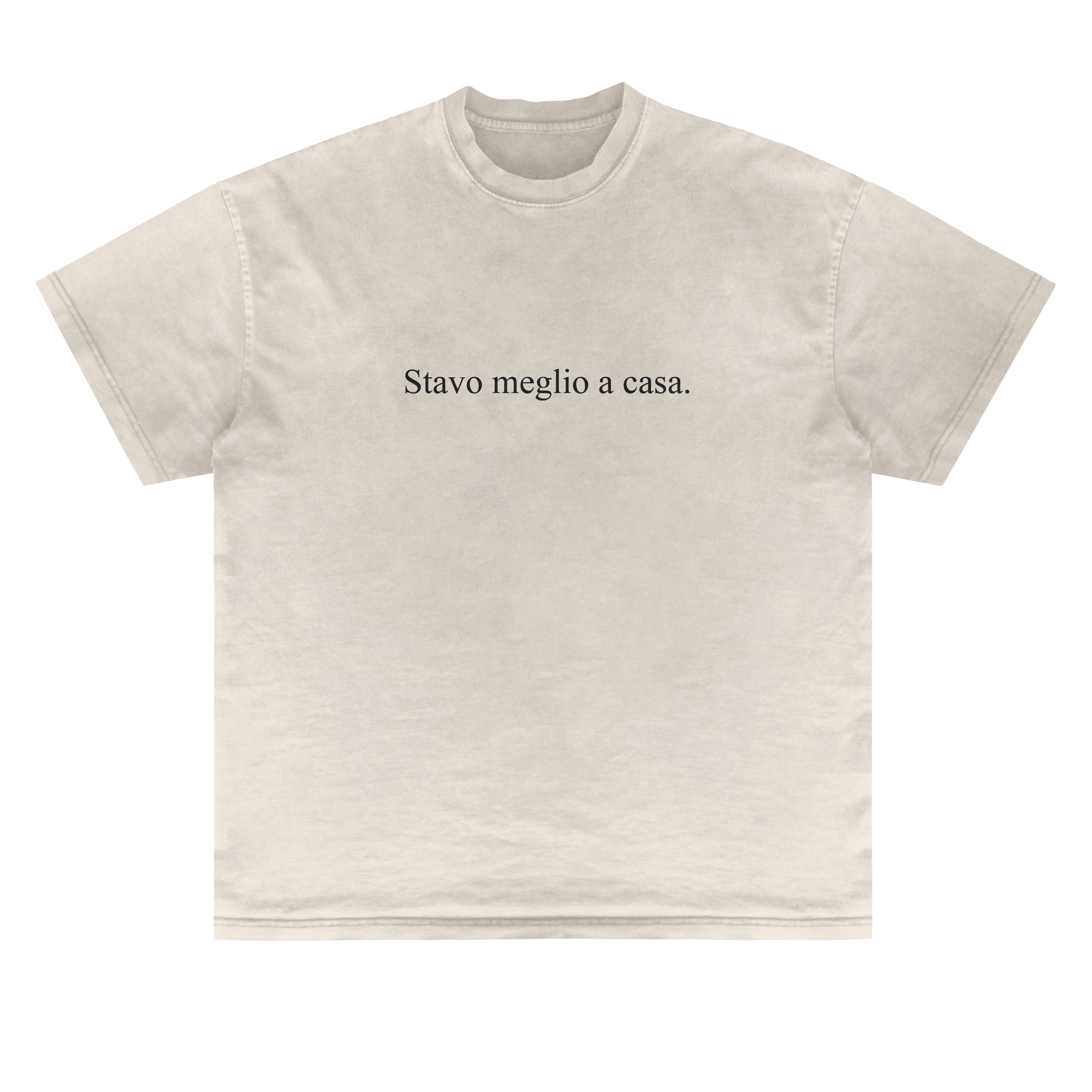 T-shirt KMA Captions Stavo meglio a casa