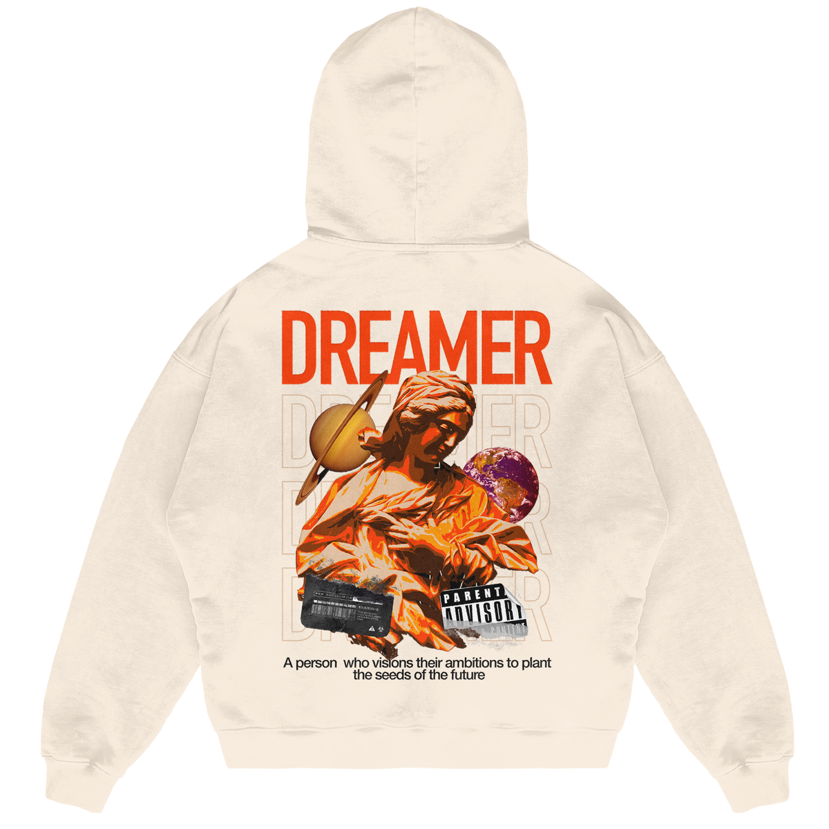 Felpa Hoodie Deltanove Dreamer 24H EXPRESS SHIPMENT - not for resale