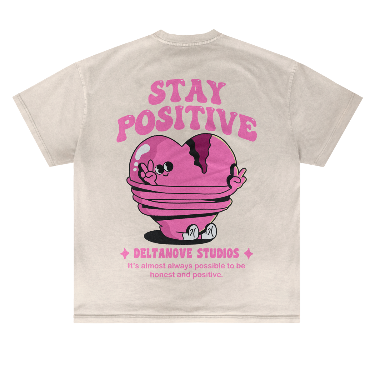 T-shirt Deltanove Stay Positive