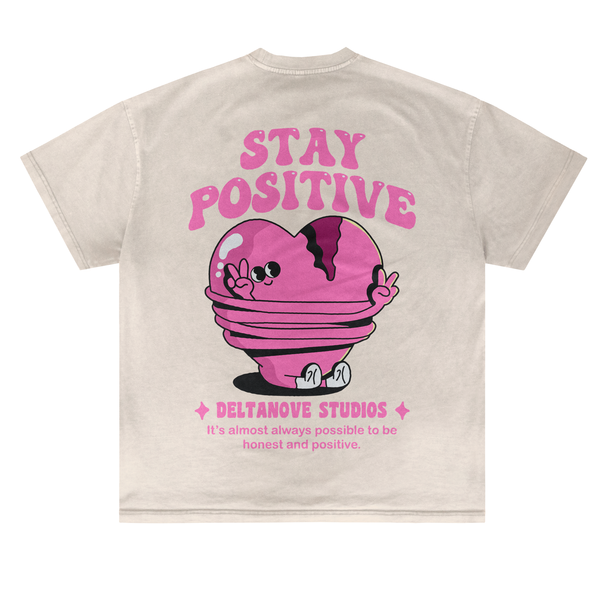 T-shirt Deltanove Stay Positive 24H EXPRESS SHIPMENT
