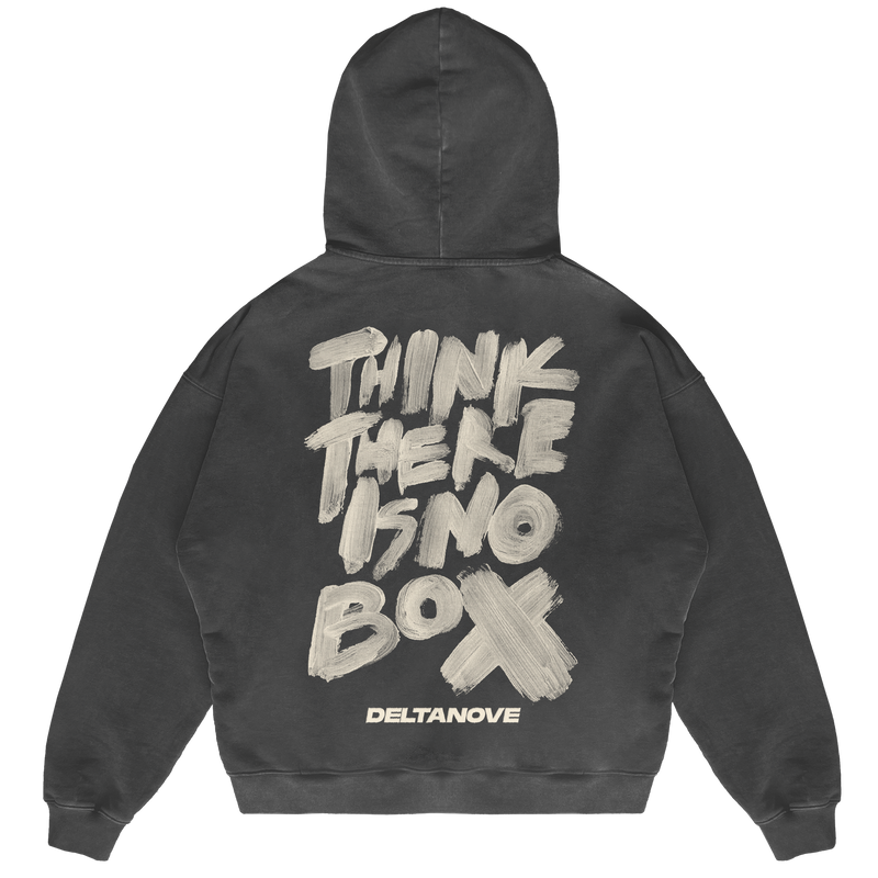 Felpa Hoodie Deltanove Think There