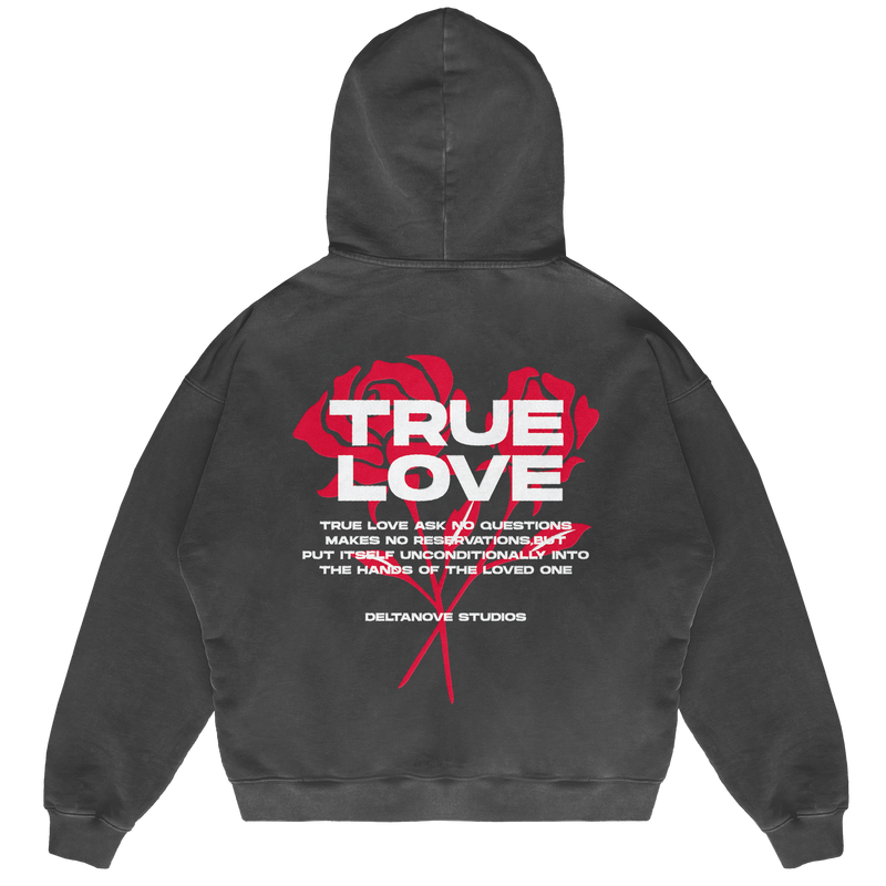 Felpa Hoodie Deltanove True Love