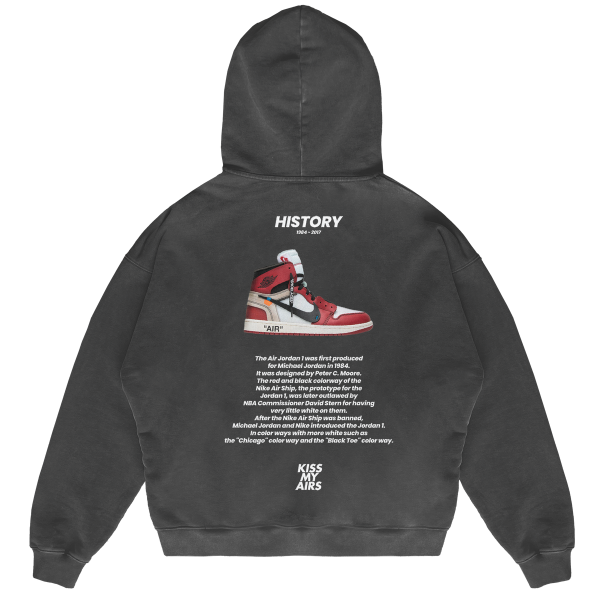 Felpa Hoodie Kiss My Airs History 24H EXPRESS SHIPMENT - not for resale