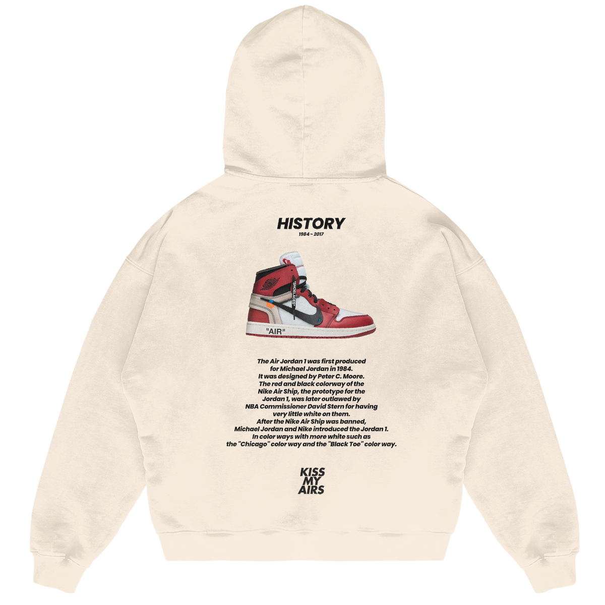 Felpa Hoodie Kiss My Airs History 24H EXPRESS SHIPMENT - not for resale