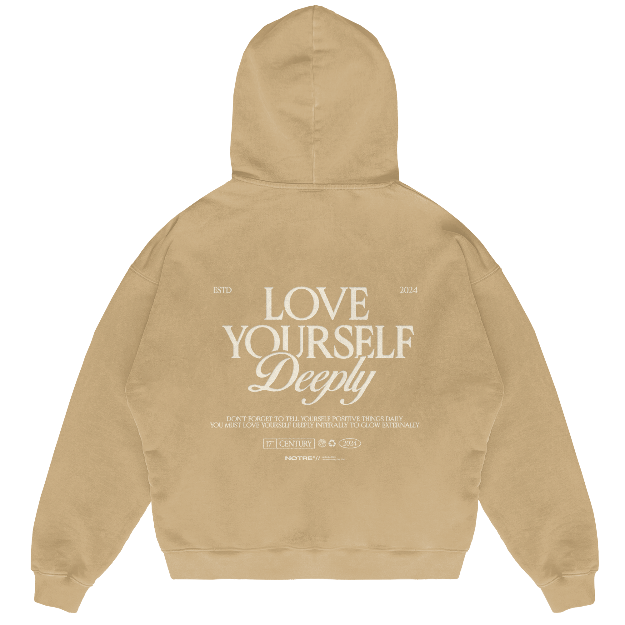 Felpa Hoodie Notre Love Yourself W24 24H EXPRESS SHIPMENT