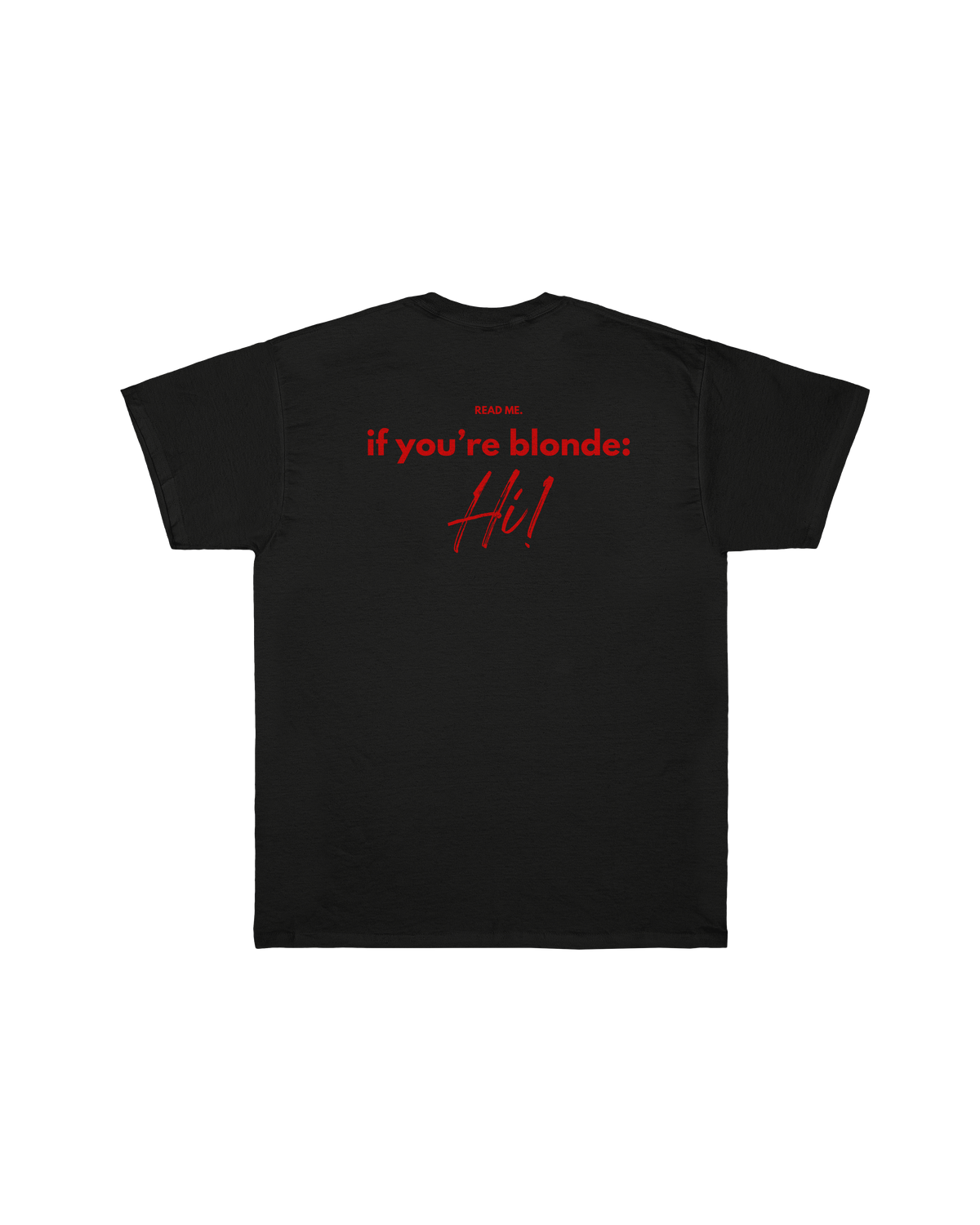 T-shirt Read Me Blond
