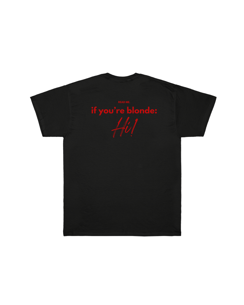 T-shirt Read Me Blond