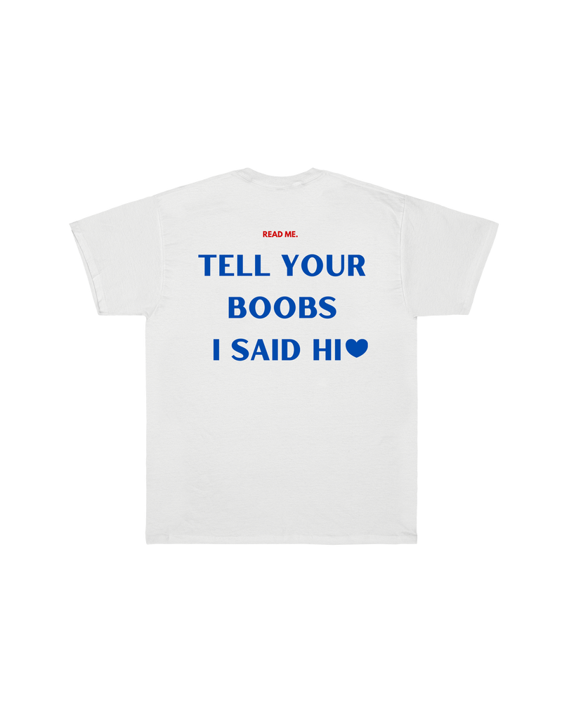 T-shirt Read Me Boobs