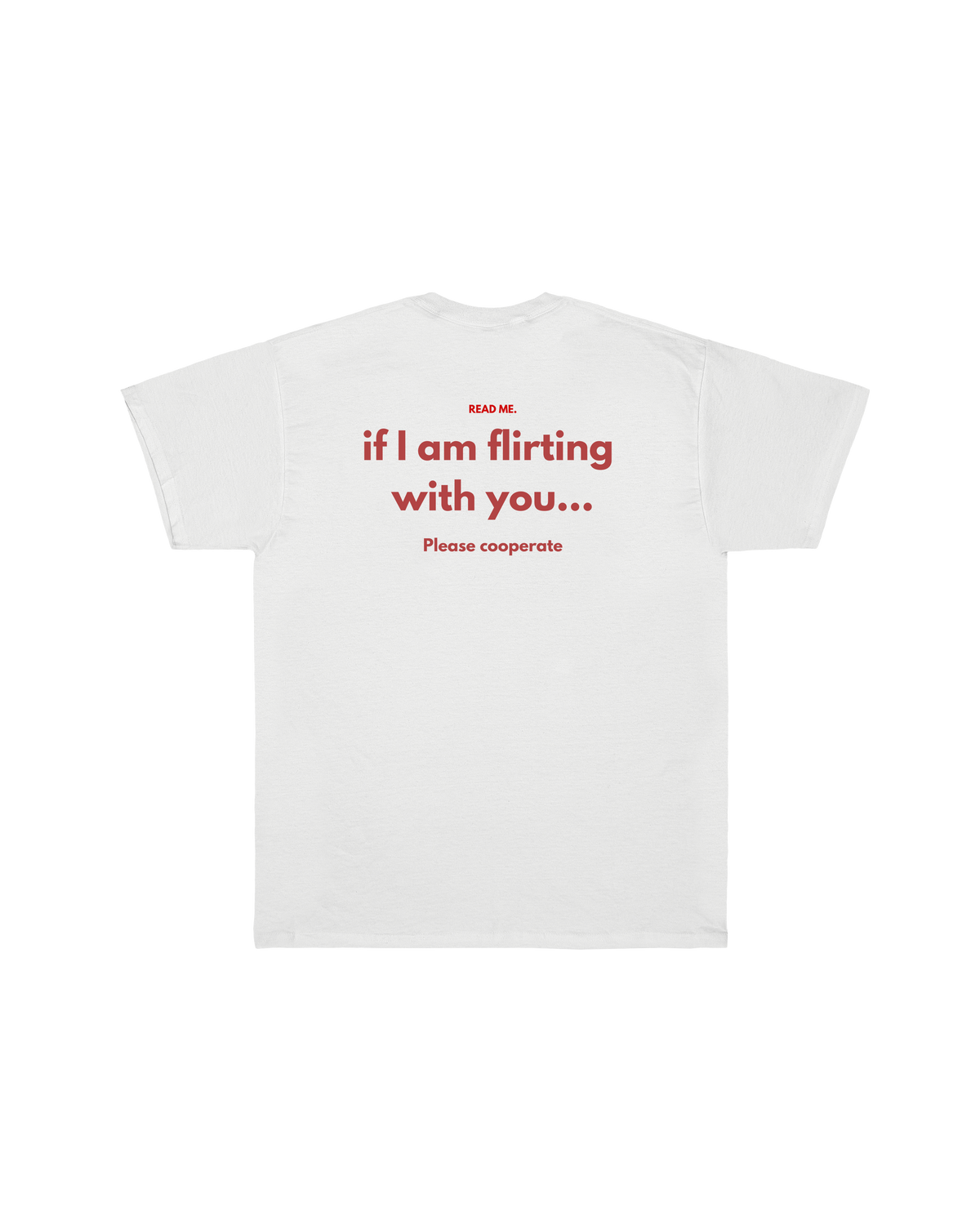 T-shirt Read Me Flirting
