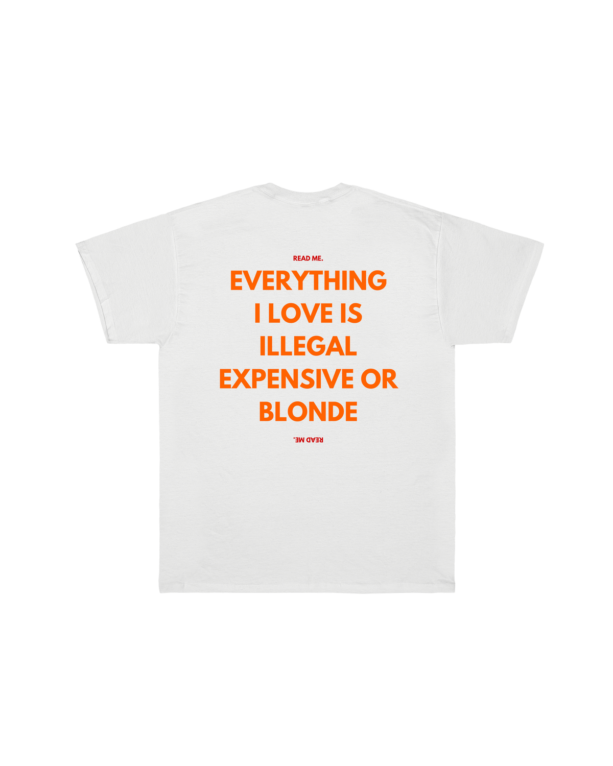 T-shirt Read Me ILLEGAL