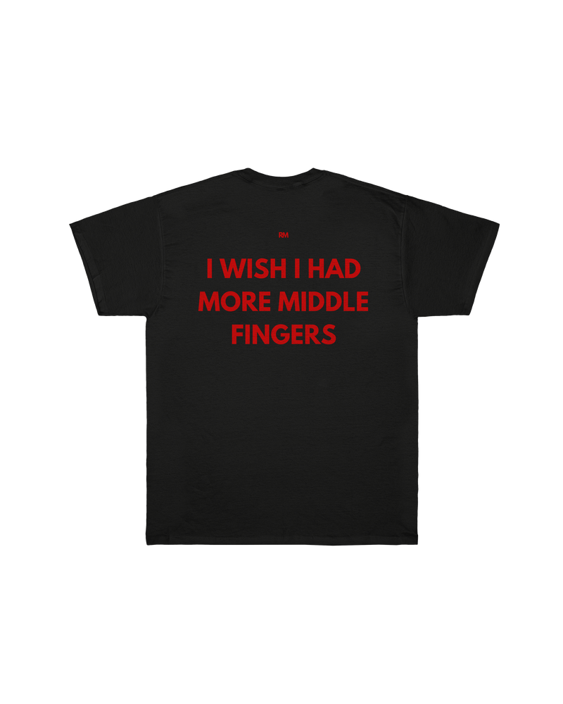 T-shirt Read Me Middle Finger