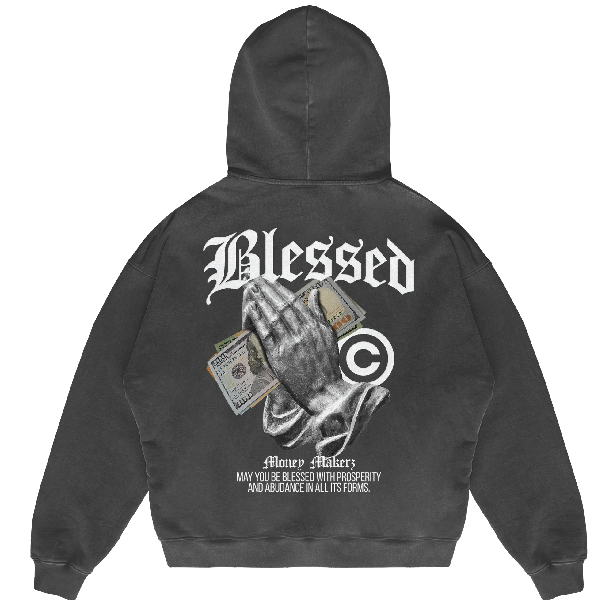Felpa Hoodie Money Makerz Blessed 24H EXPRESS SHIPMENT - not for resale