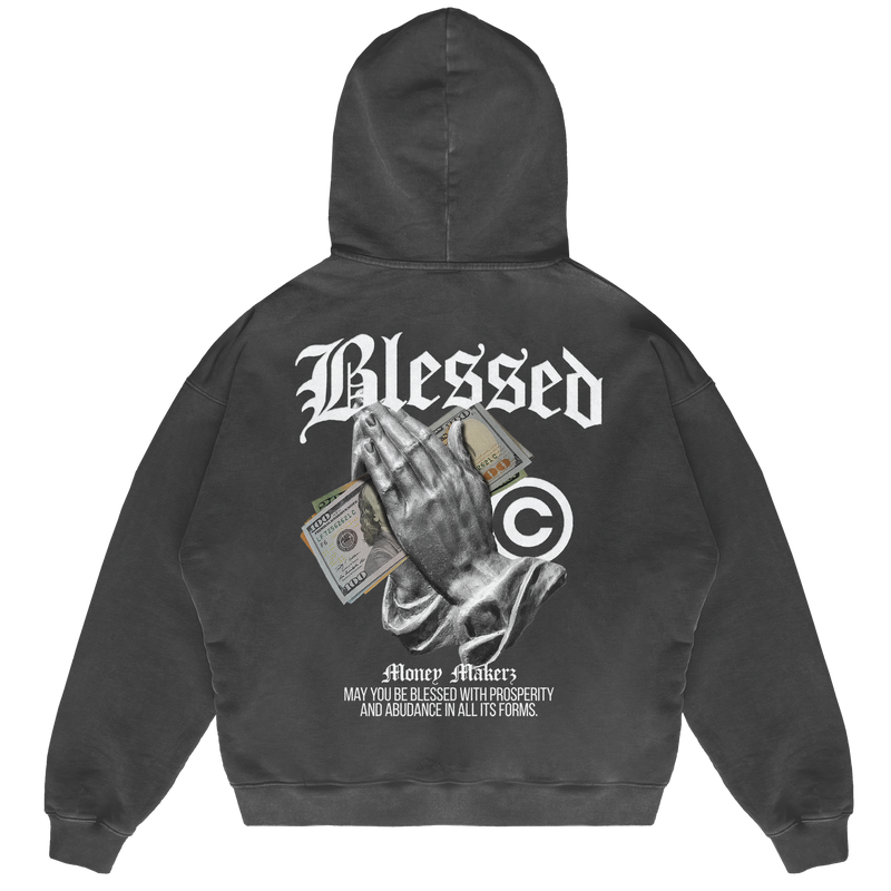 Felpa Hoodie Money Makerz Blessed
