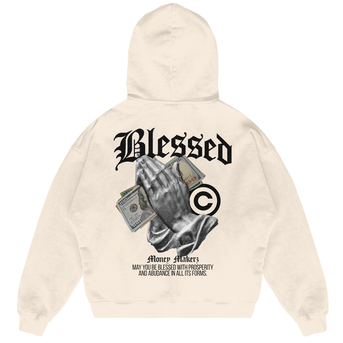 Felpa Hoodie Money Makerz Blessed 24H EXPRESS SHIPMENT - not for resale