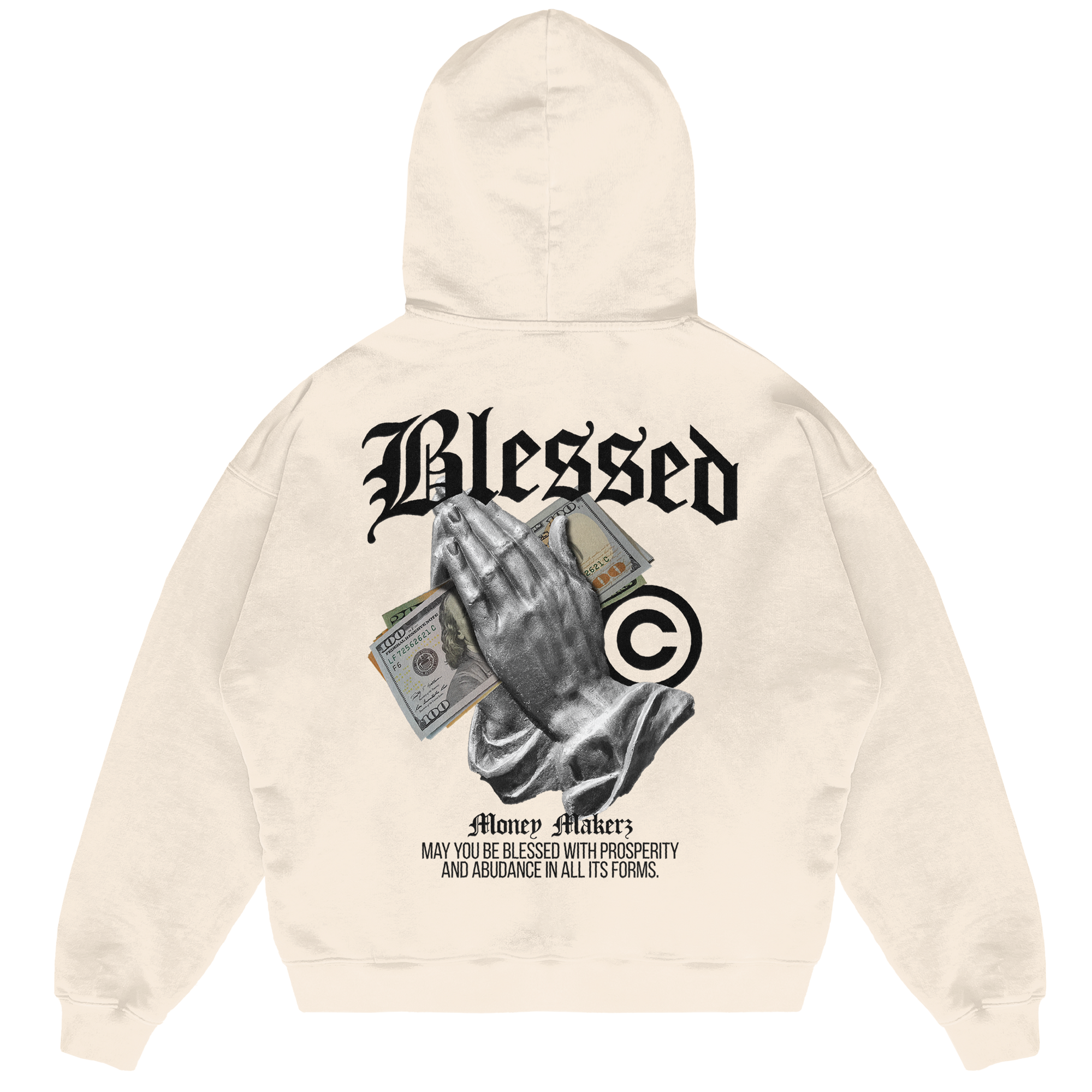 Felpa Hoodie Money Makerz Blessed 24H EXPRESS SHIPMENT - not for resale