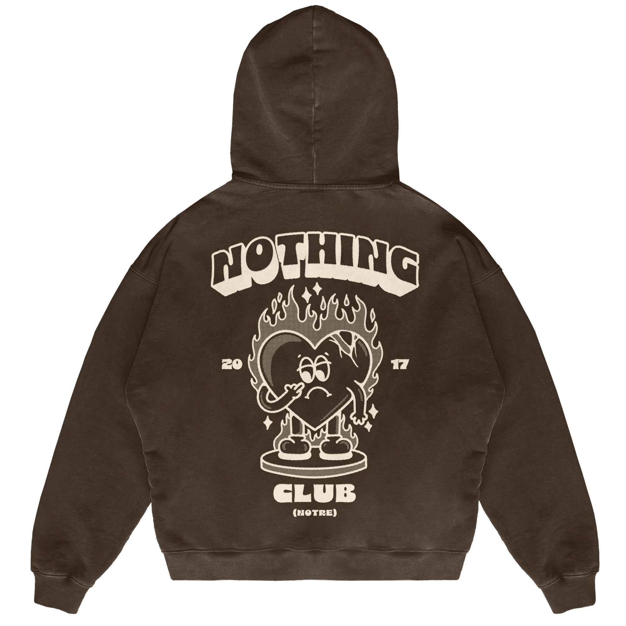 Felpa Hoodie Notre Nothing Club 24H EXPRESS SHIPMENT - not for resale