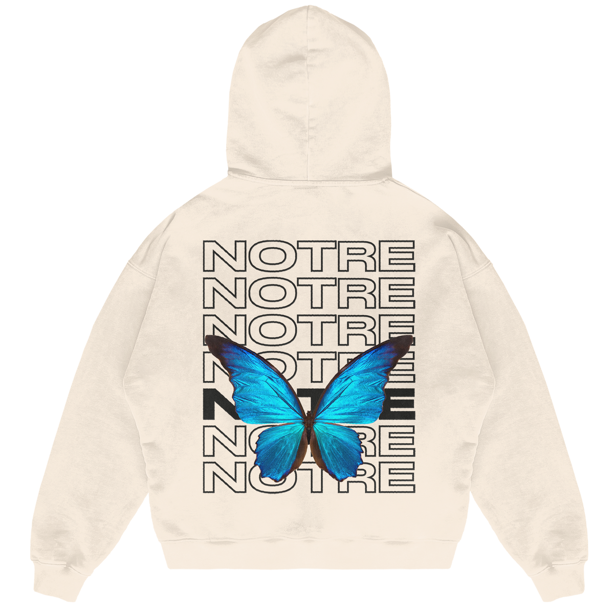 Felpa Hoodie Notre Butterfly 24H EXPRESS SHIPMENT - not for resale