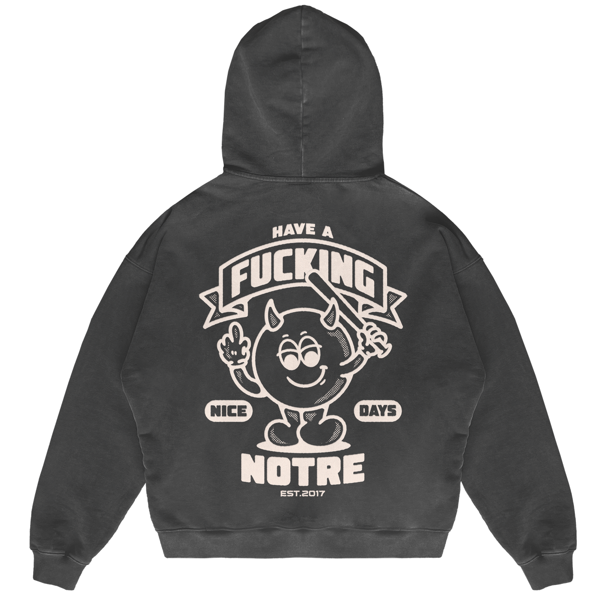 Felpa Hoodie Notre Fu*king Day 24H EXPRESS SHIPMENT - not for resale