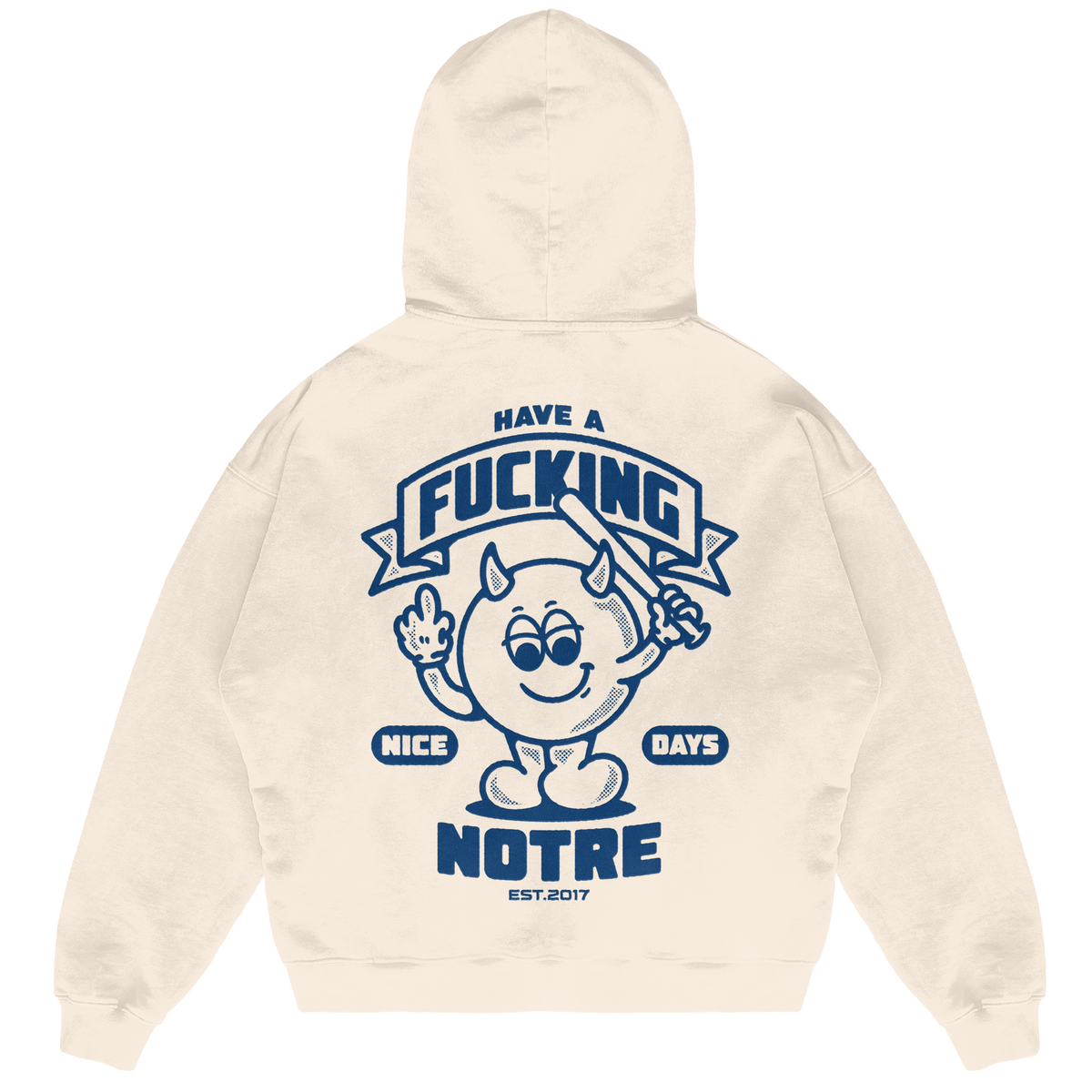Felpa Hoodie Notre Fu*king Day 24H EXPRESS SHIPMENT - not for resale