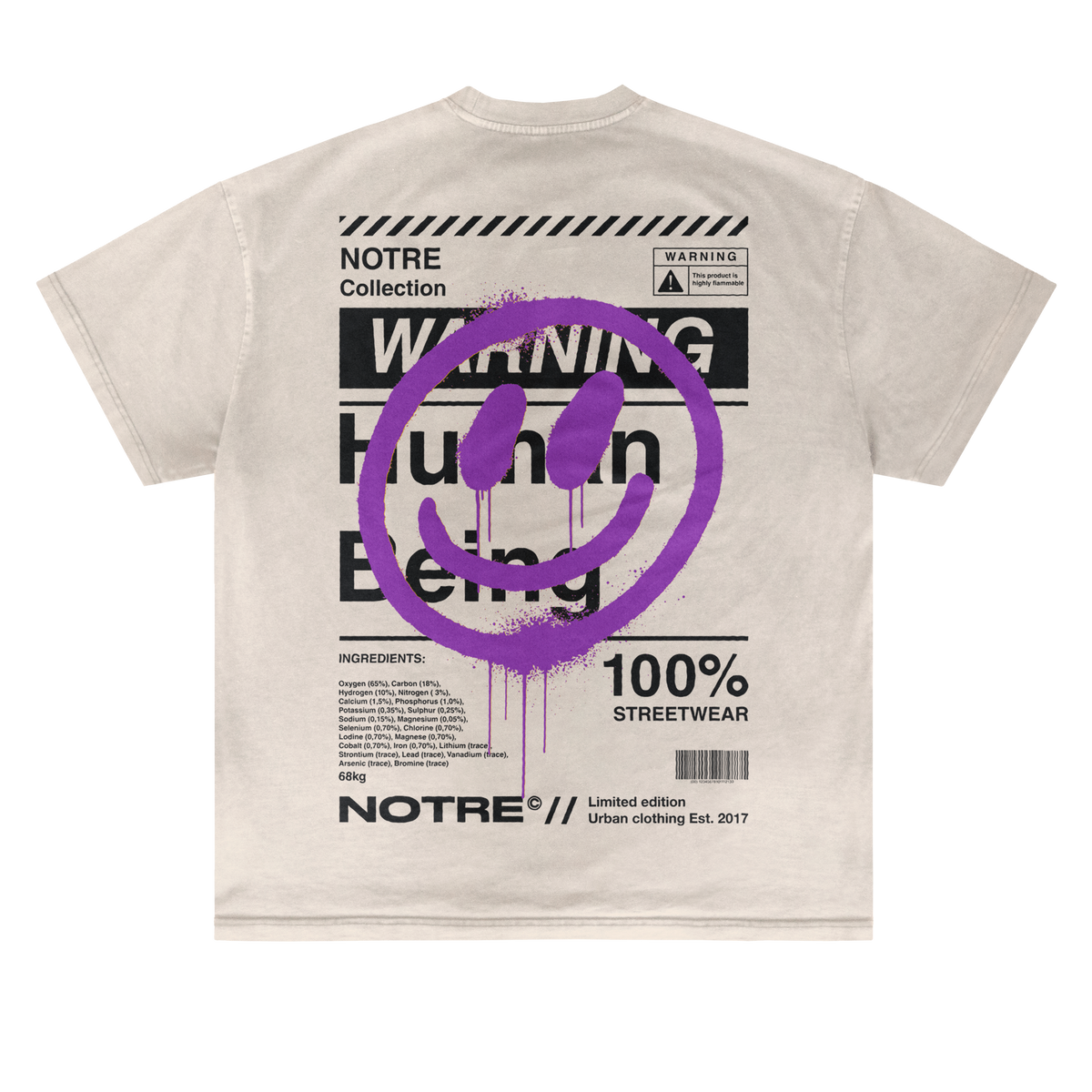 T-shirt Notre Human Being