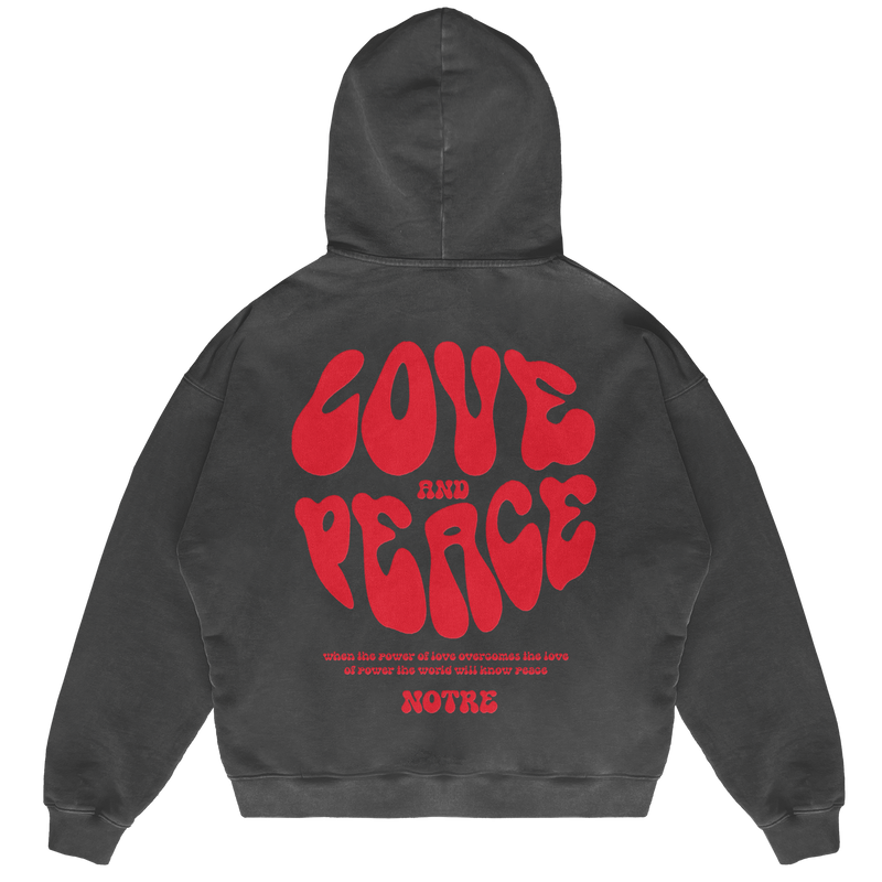 Felpa Hoodie Notre Love & Peace