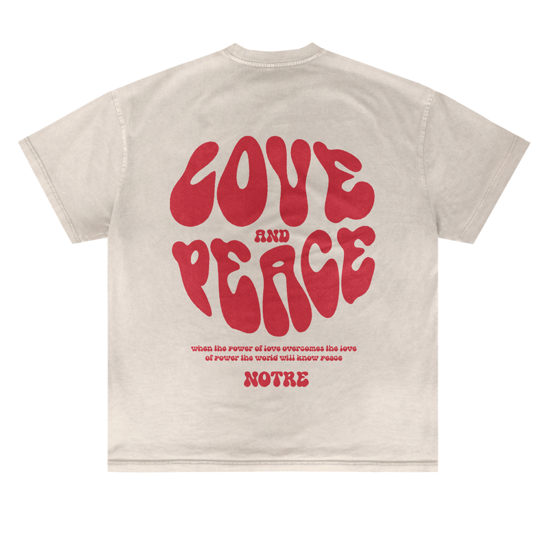 T-shirt Notre Love & Peace