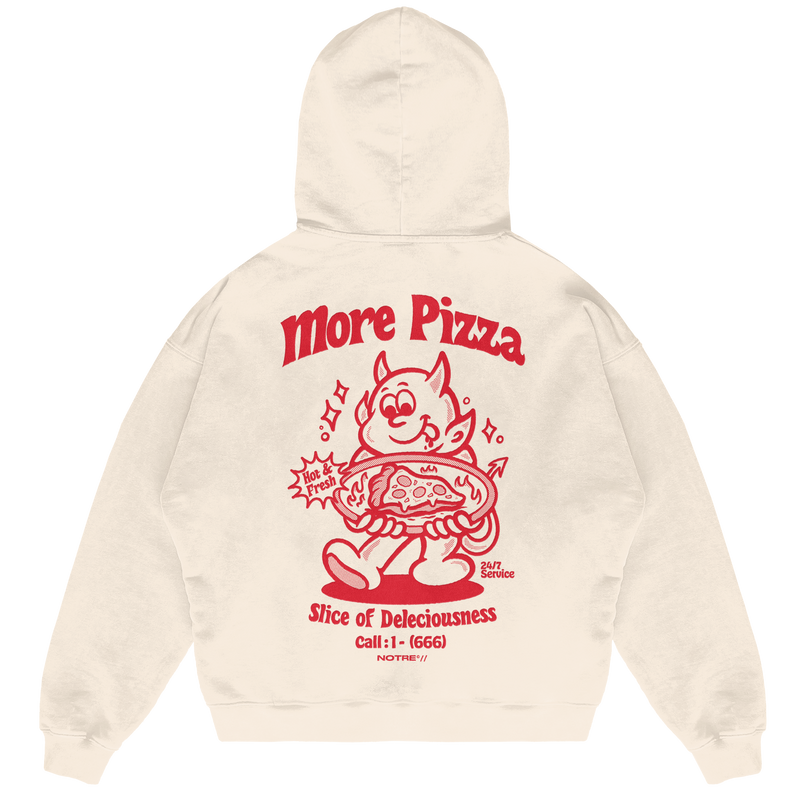 Felpa Hoodie Notre More Pizza 666