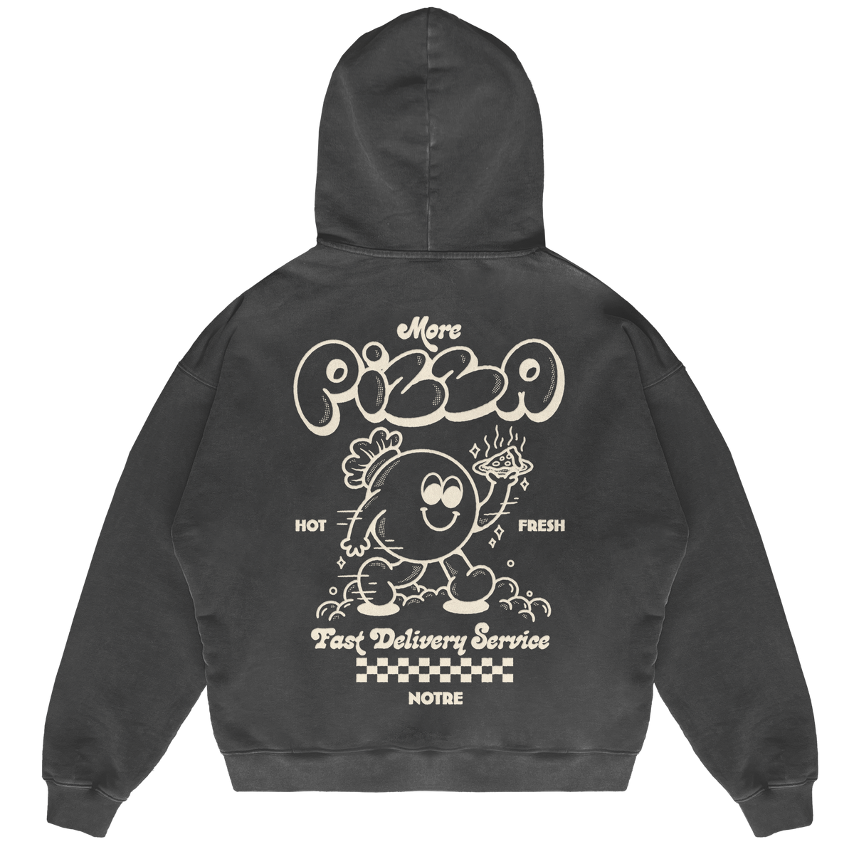 Felpa Hoodie Notre More Pizza 24H EXPRESS SHIPMENT - not for resale