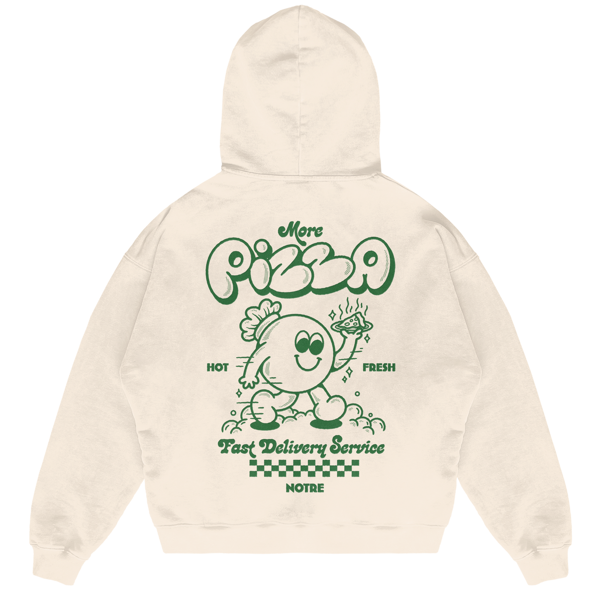 Felpa Hoodie Notre More Pizza 24H EXPRESS SHIPMENT - not for resale