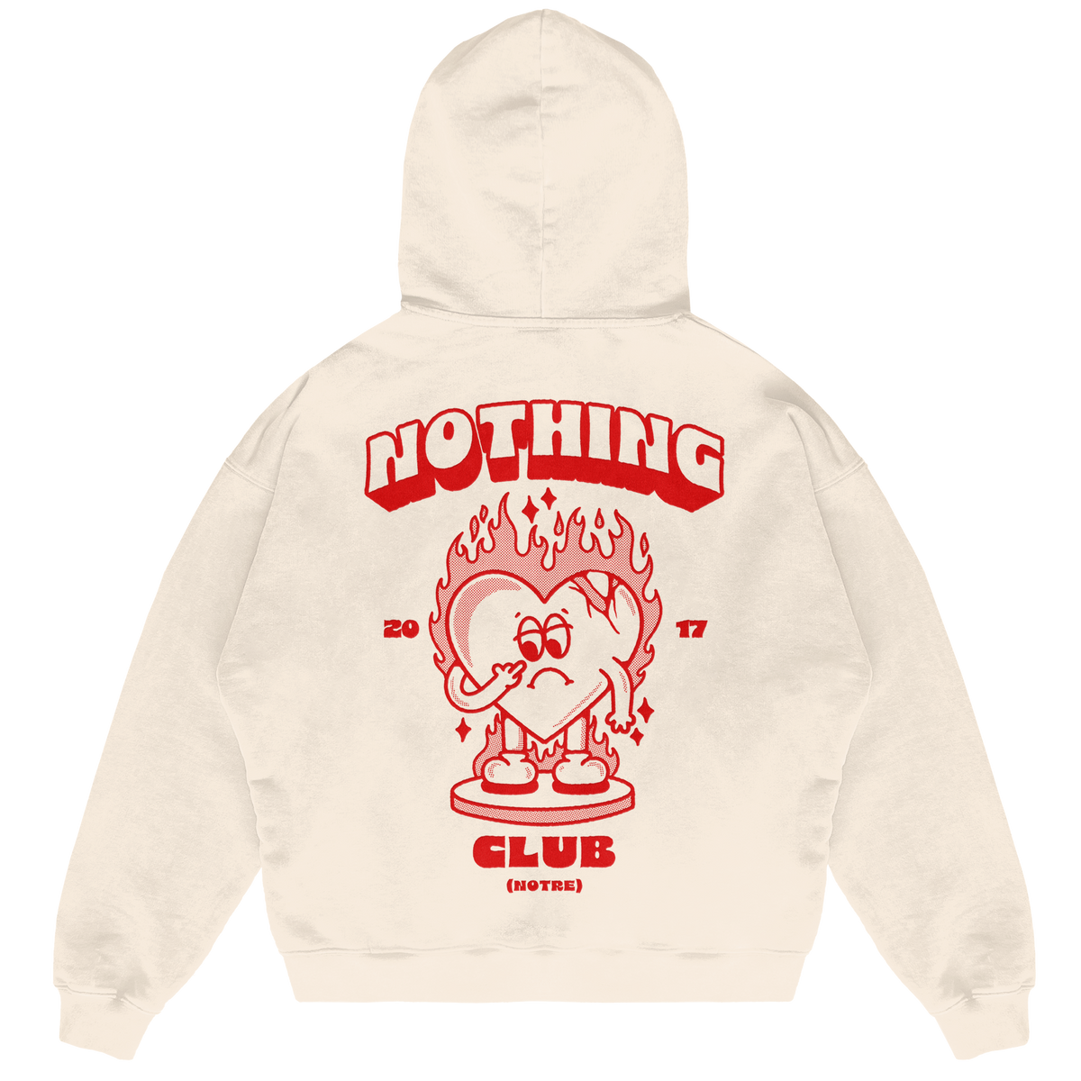 Felpa Hoodie Notre Nothing Club 24H EXPRESS SHIPMENT - not for resale