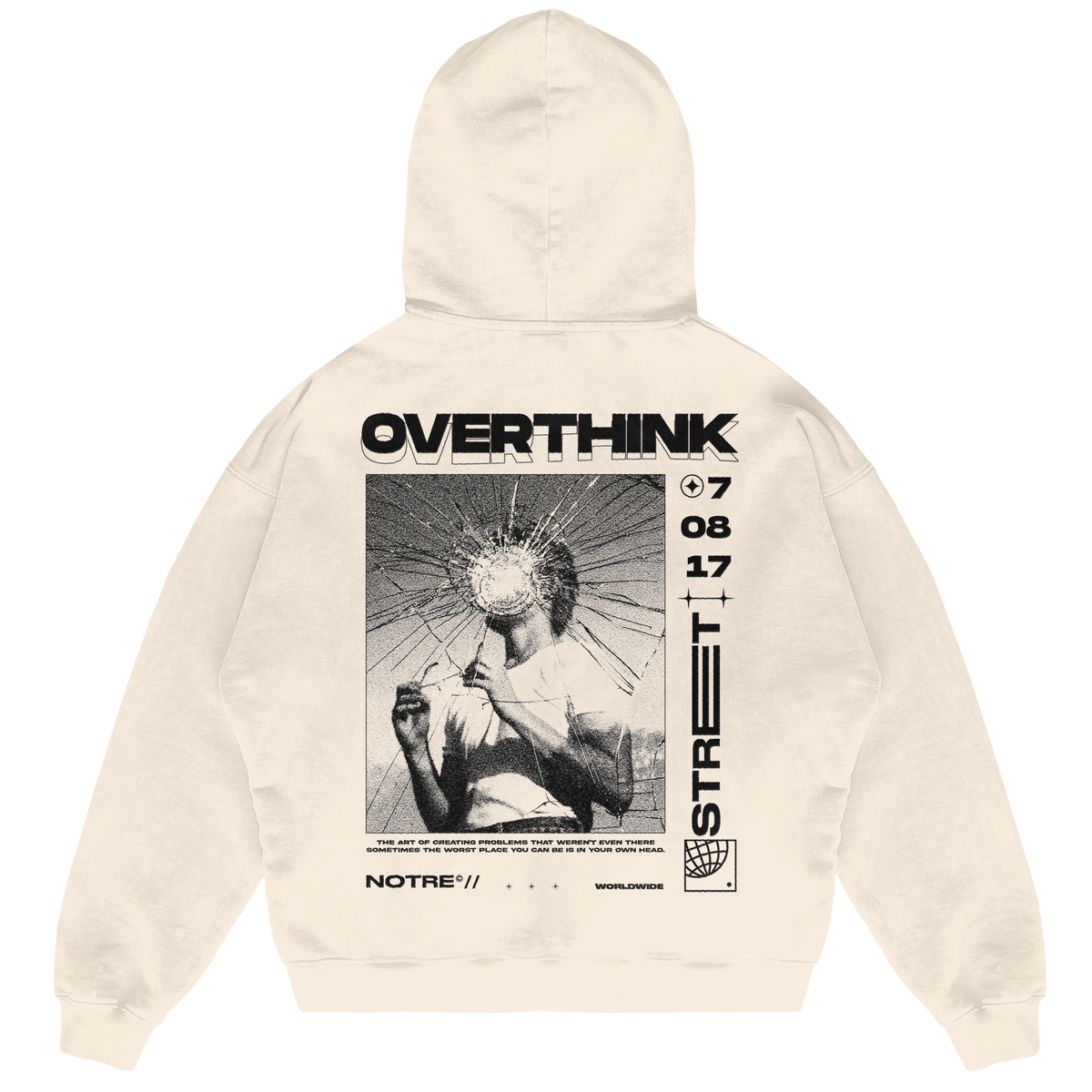 Felpa Hoodie Notre Overthink 24H EXPRESS SHIPMENT - not for resale