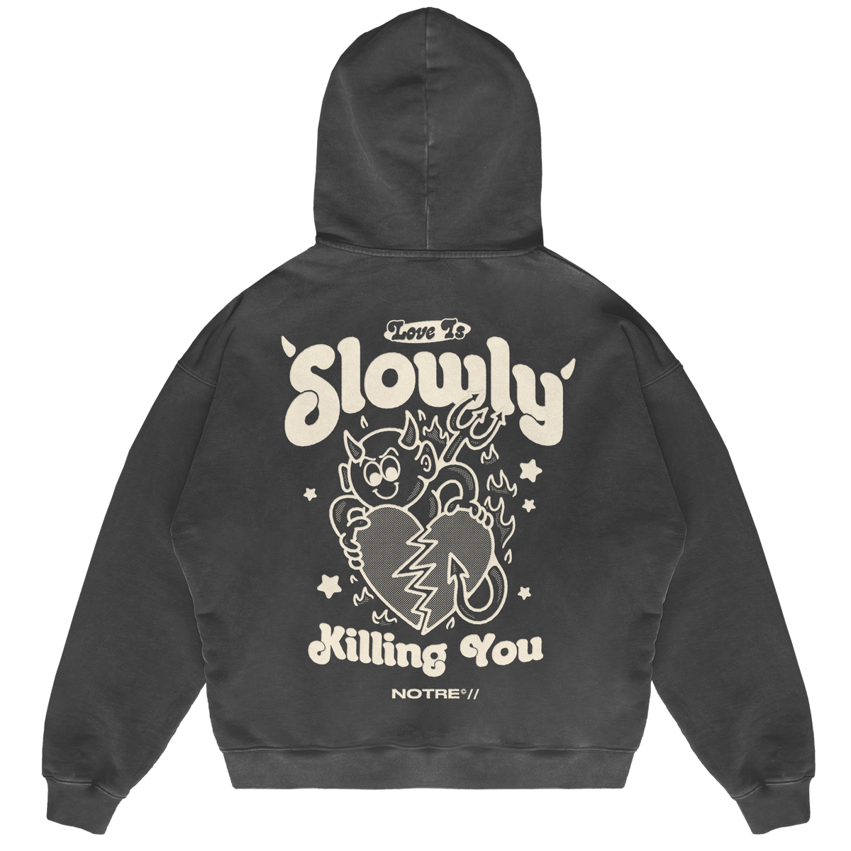 Felpa Hoodie Notre Slowly 24H EXPRESS SHIPMENT - not for resale