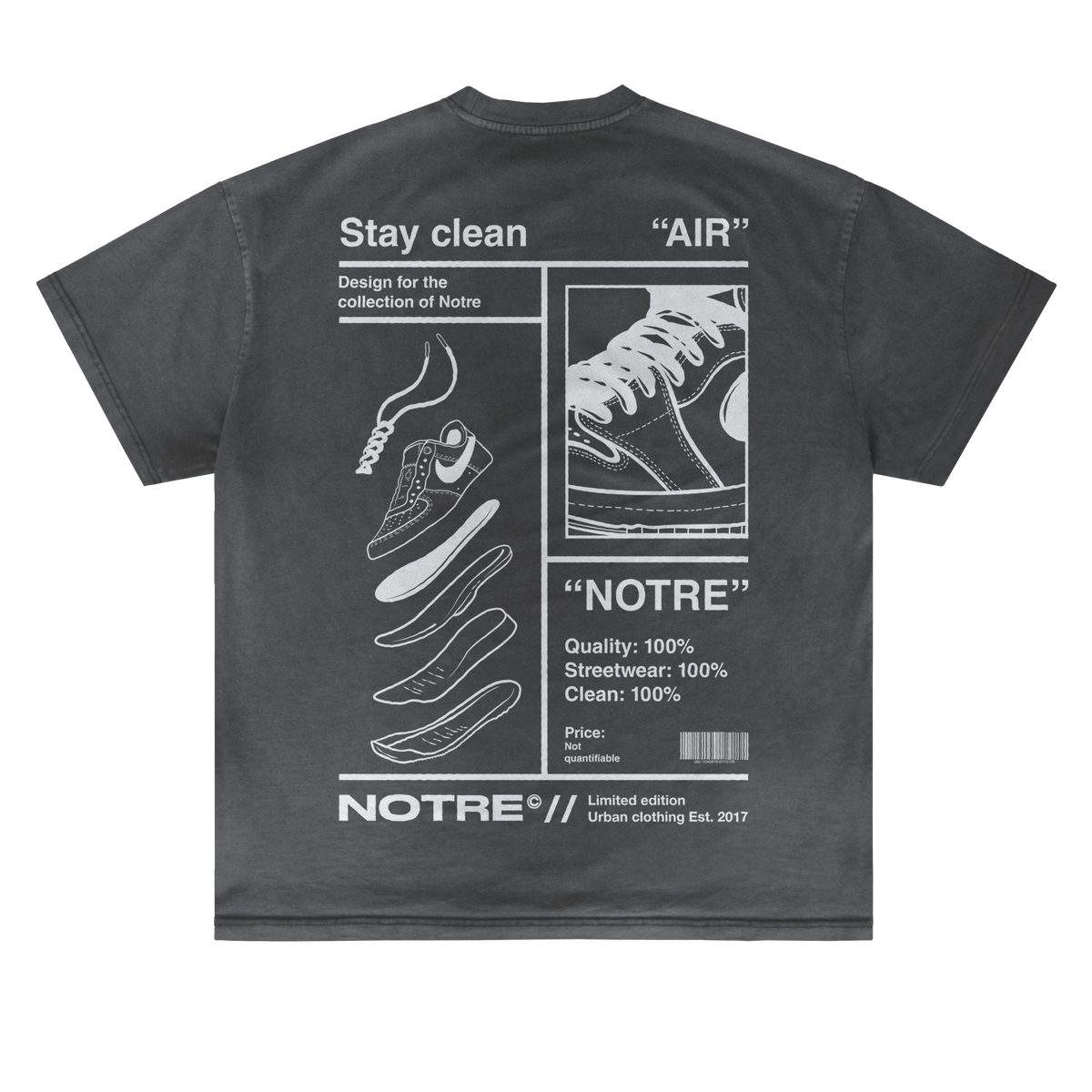 T-shirt Notre Stay Clean