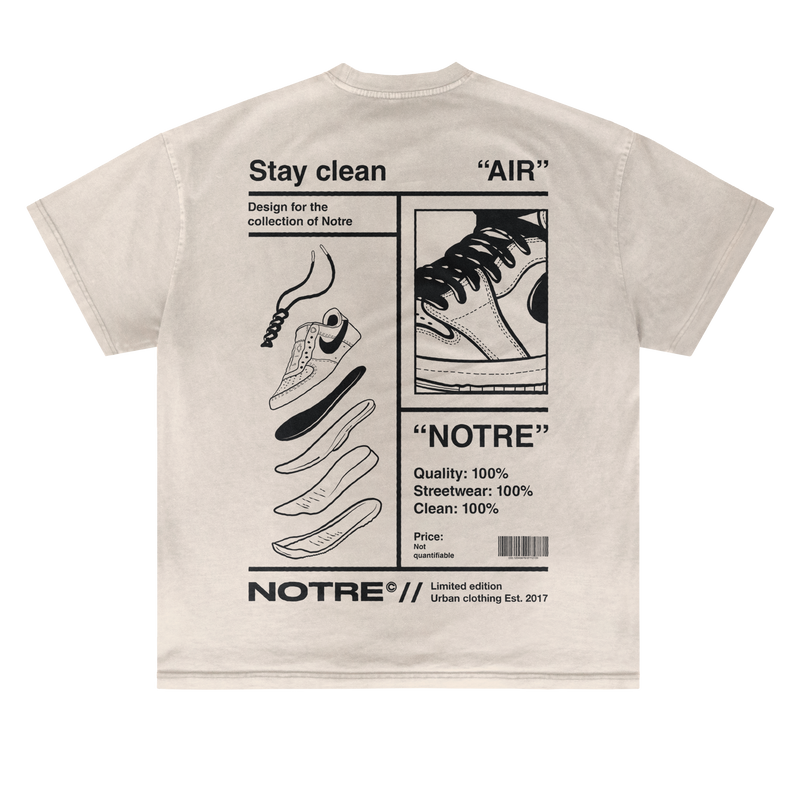 T-shirt Notre Stay Clean