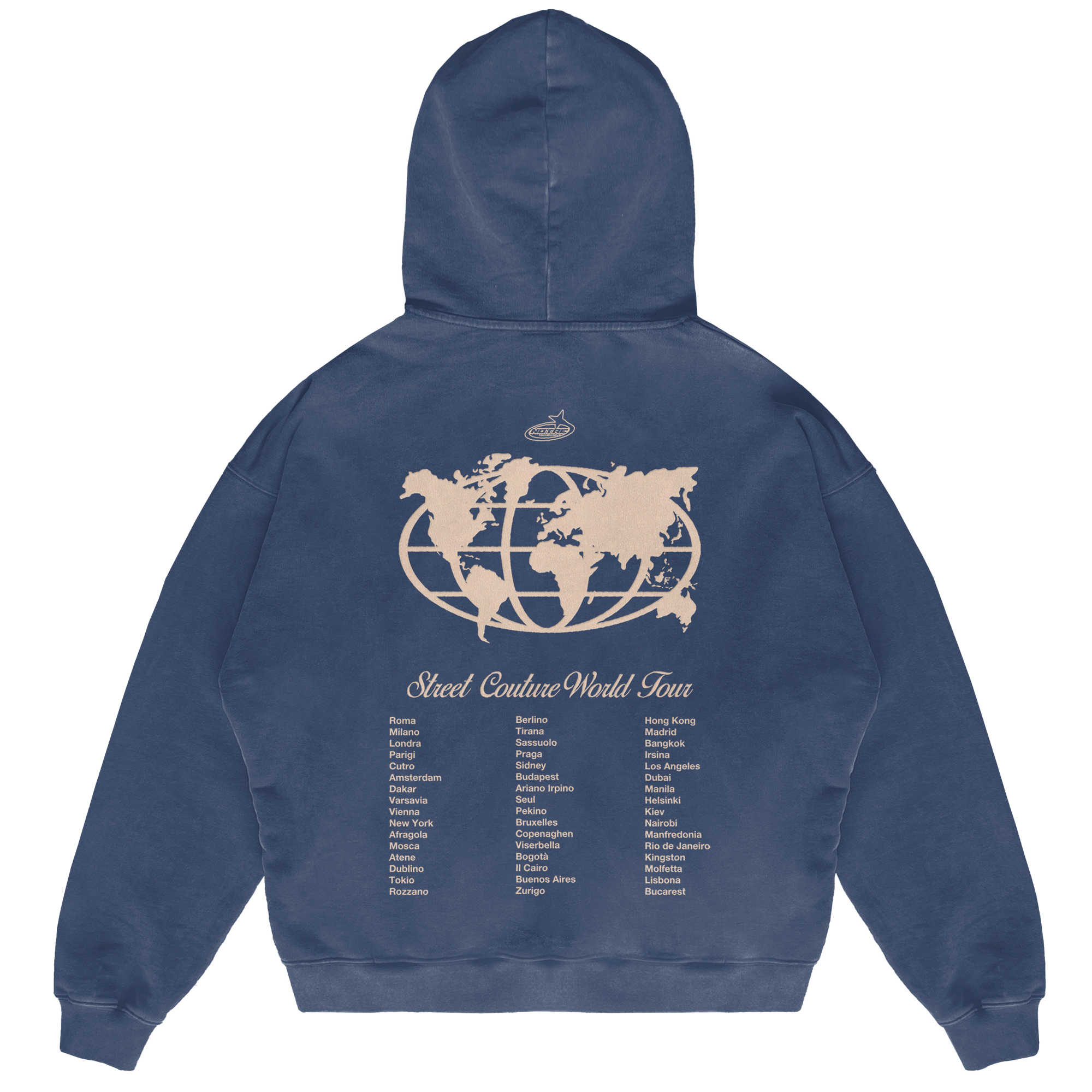 Felpa Hoodie Notre World Tour 24H EXPRESS SHIPMENT - not for resale