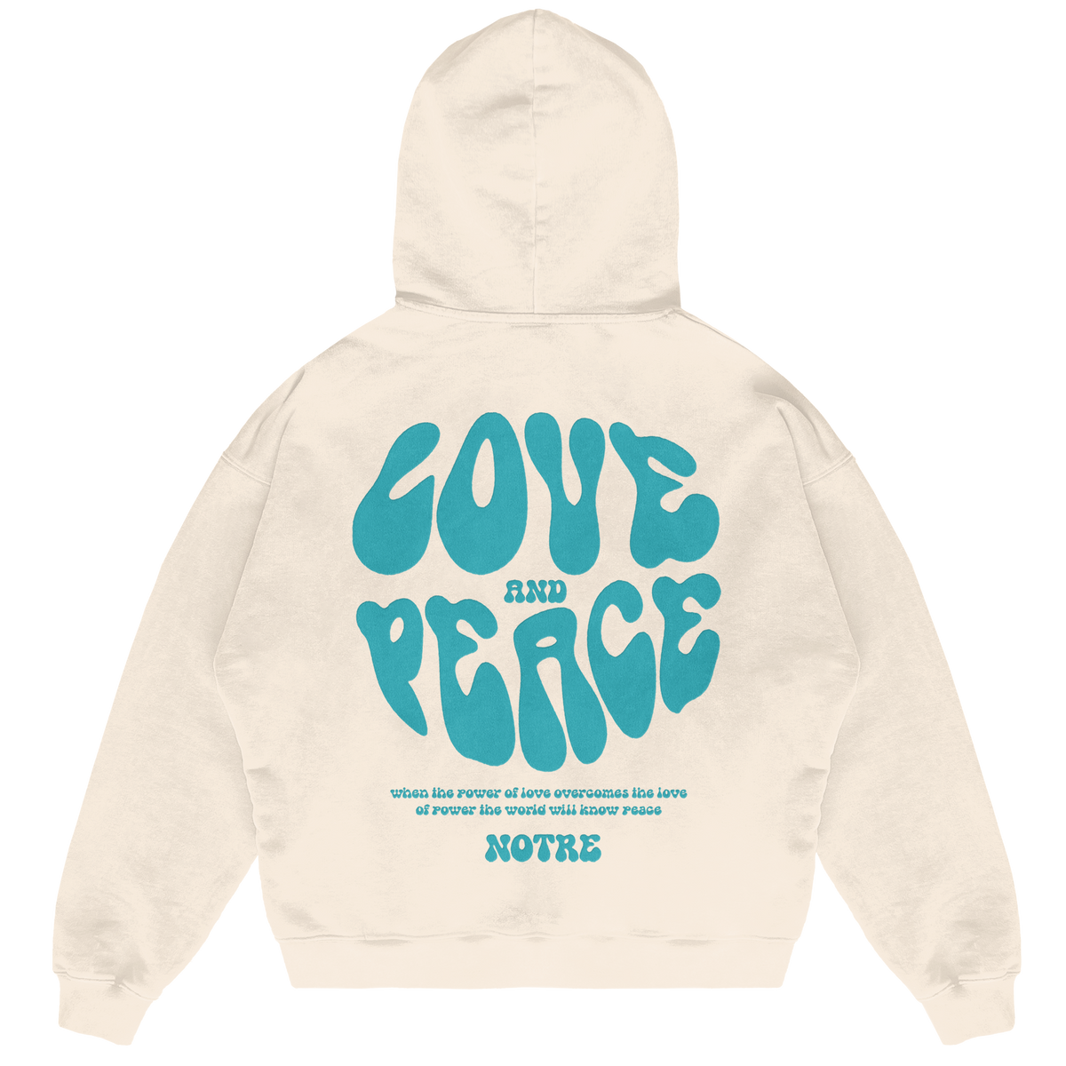 Felpa Hoodie Notre Love & Peace 2024 24H EXPRESS SHIPMENT - not for resale