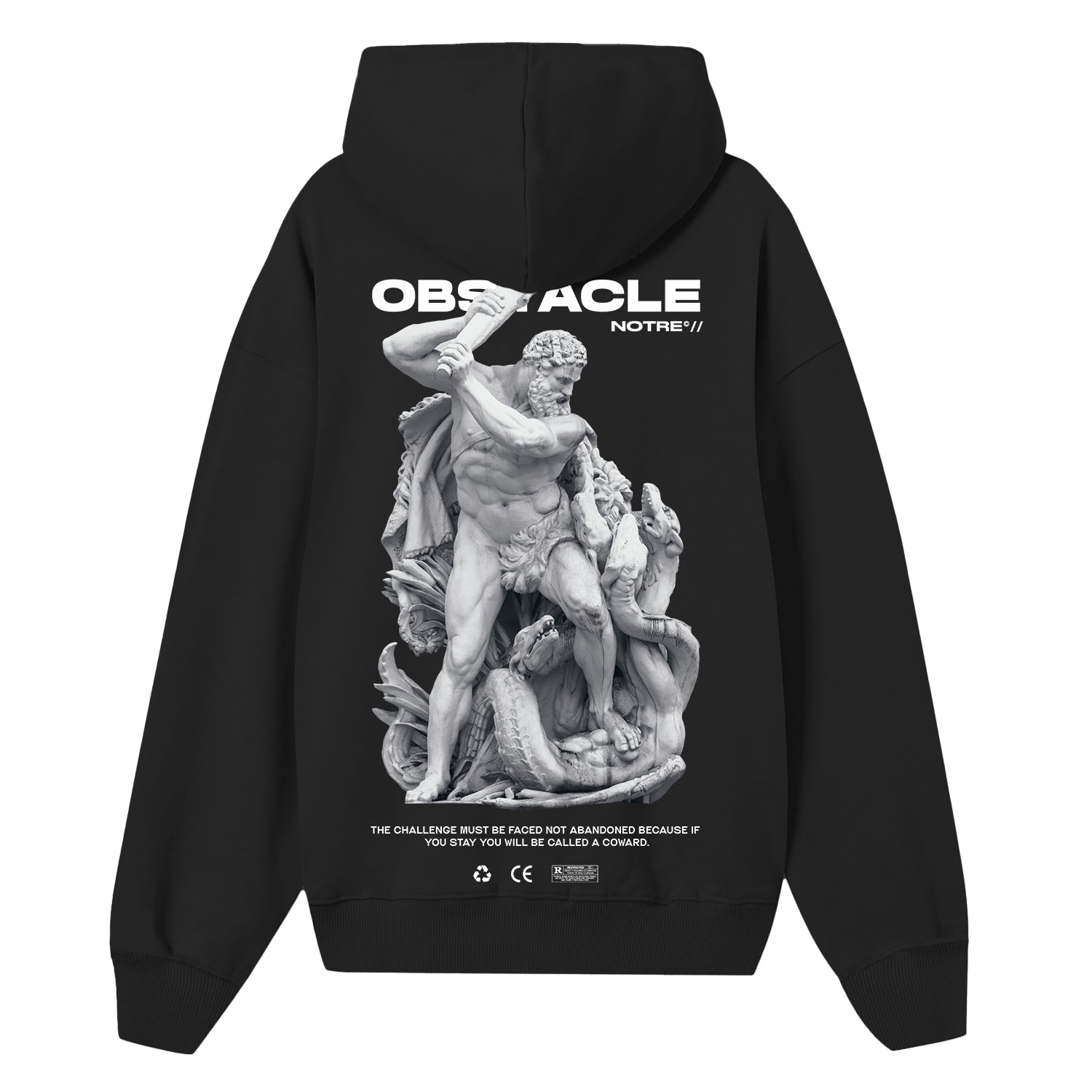 Felpa Hoodie Notre Obstacle 24H EXPRESS SHIPMENT - not for resale