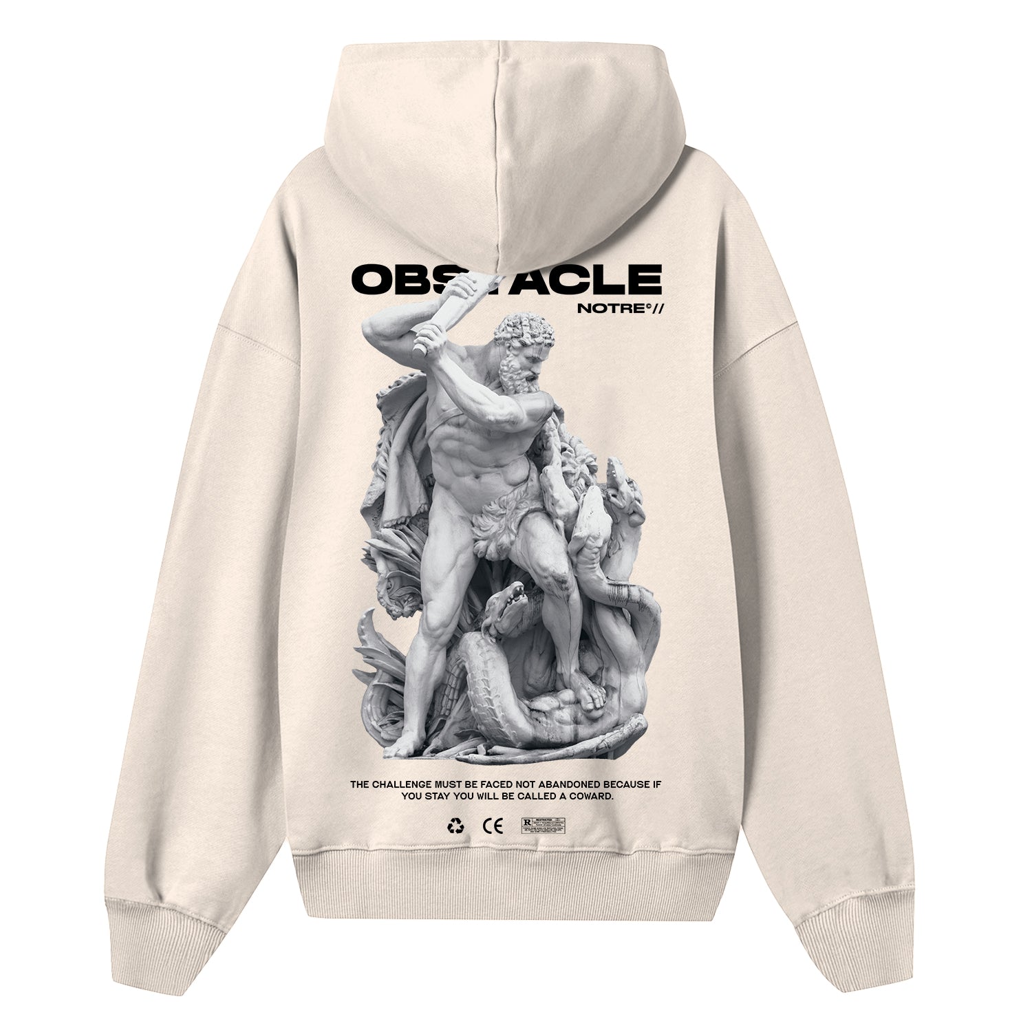 Felpa Hoodie Notre Obstacle 24H EXPRESS SHIPMENT - not for resale