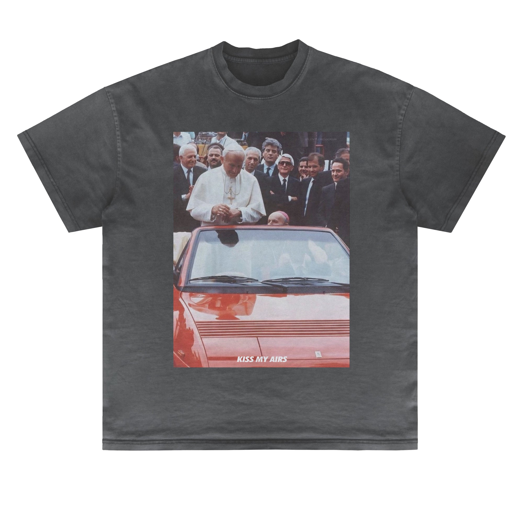 T-shirt Kiss My Airs  POPE 24H EXPRESS SHIPMENT