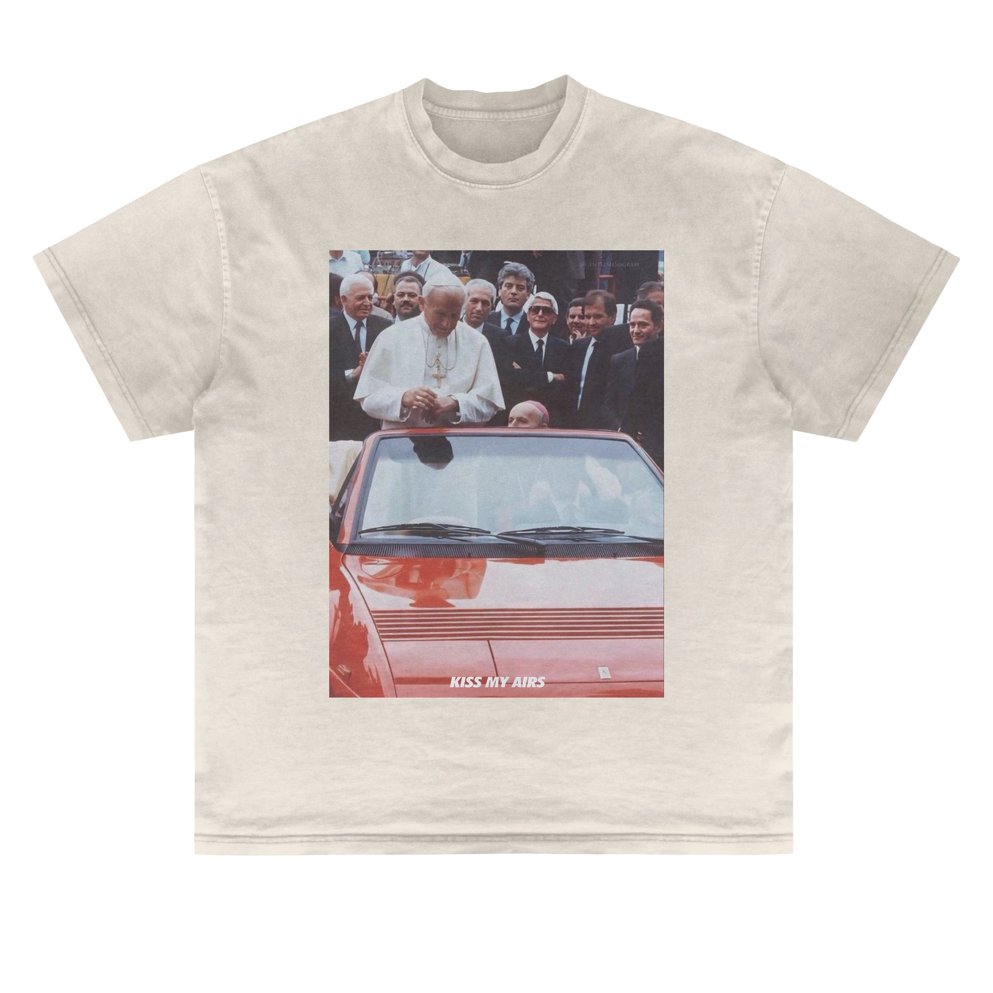 T-shirt Kiss My Airs  POPE 24H EXPRESS SHIPMENT
