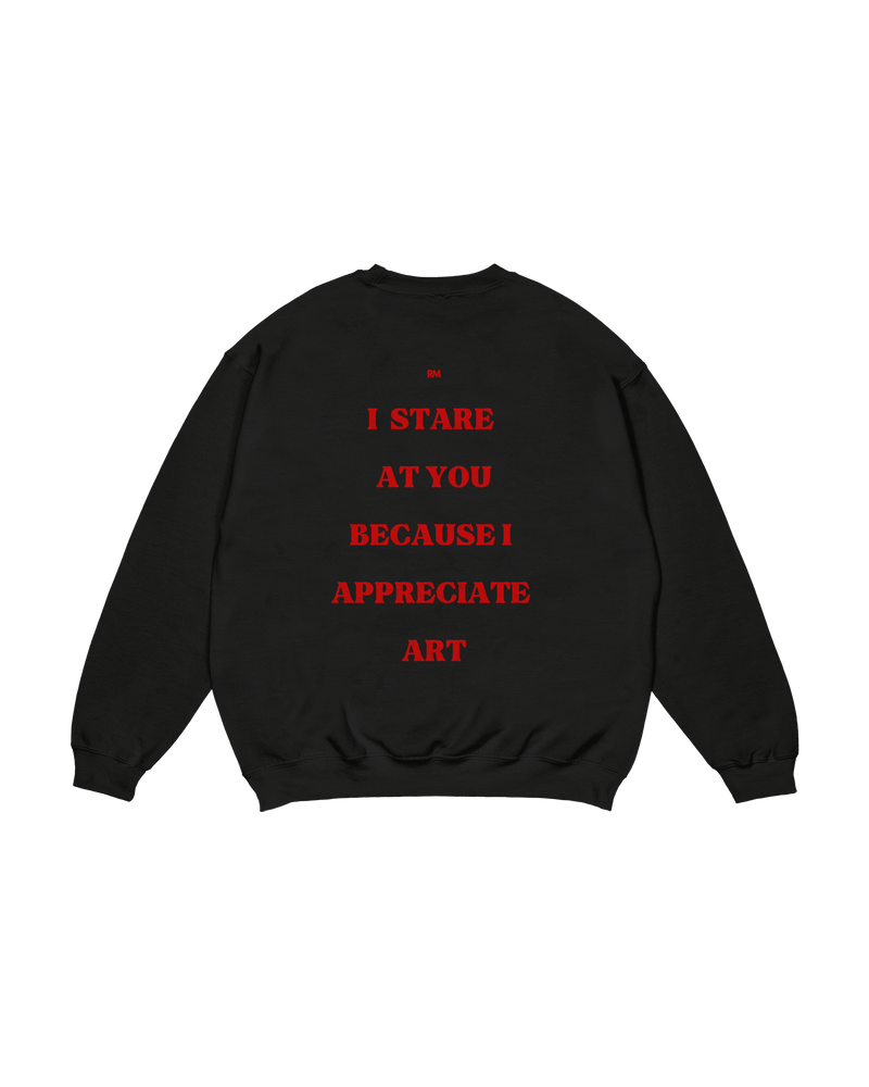 Crewneck Read Me Art