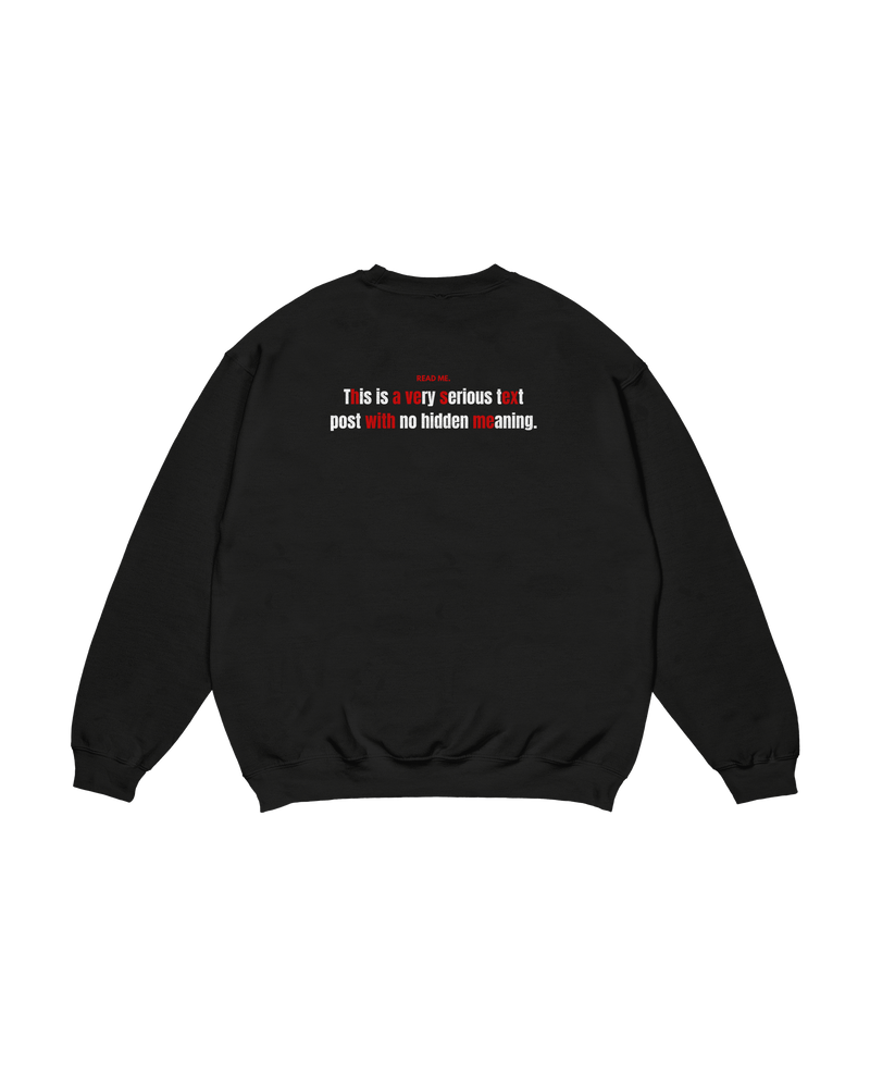 Crewneck Read Me Hidden