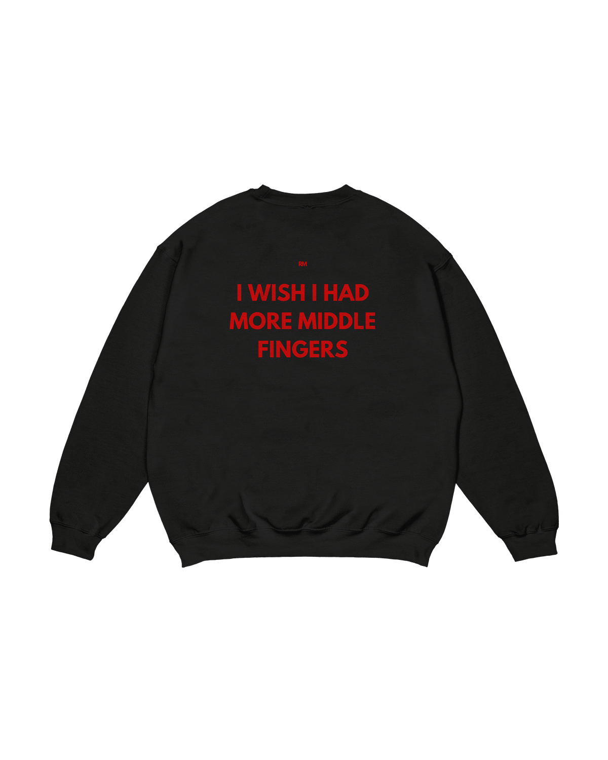 Crewneck Read Me Middle Finger