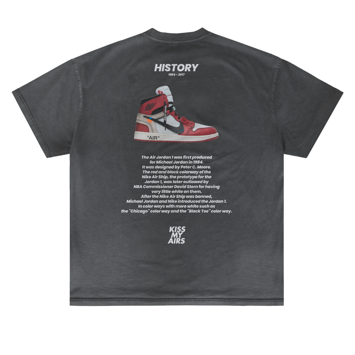 T-shirt Kiss My Airs History 24H EXPRESS SHIPMENT - not for resale
