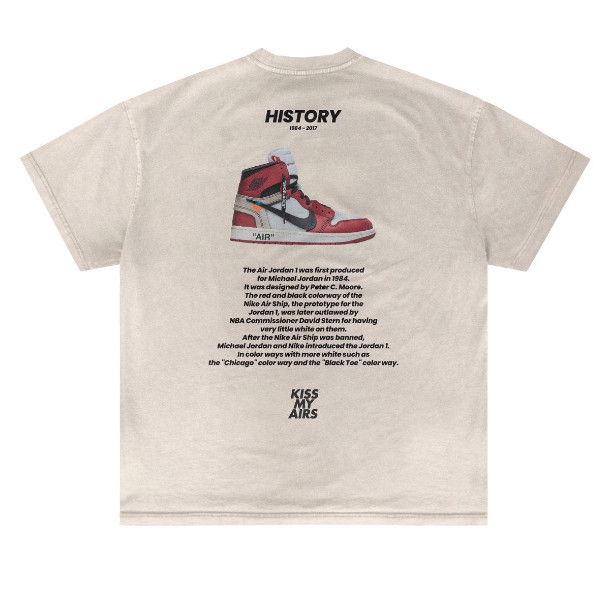 T-shirt Kiss My Airs History 24H EXPRESS SHIPMENT - not for resale