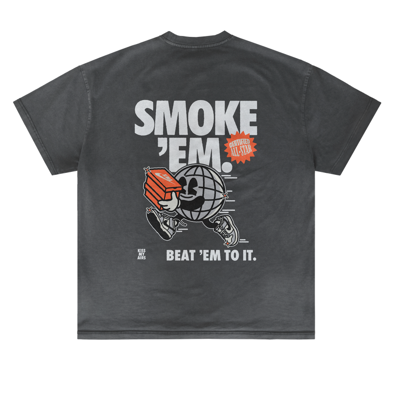 T-shirt Kiss My Airs Smoke 'Em