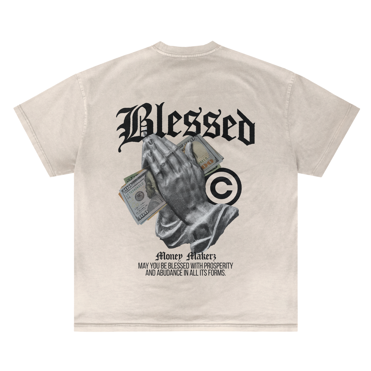 T-shirt Money Makerz Blessed 24H EXPRESS SHIPMENT - not for resale