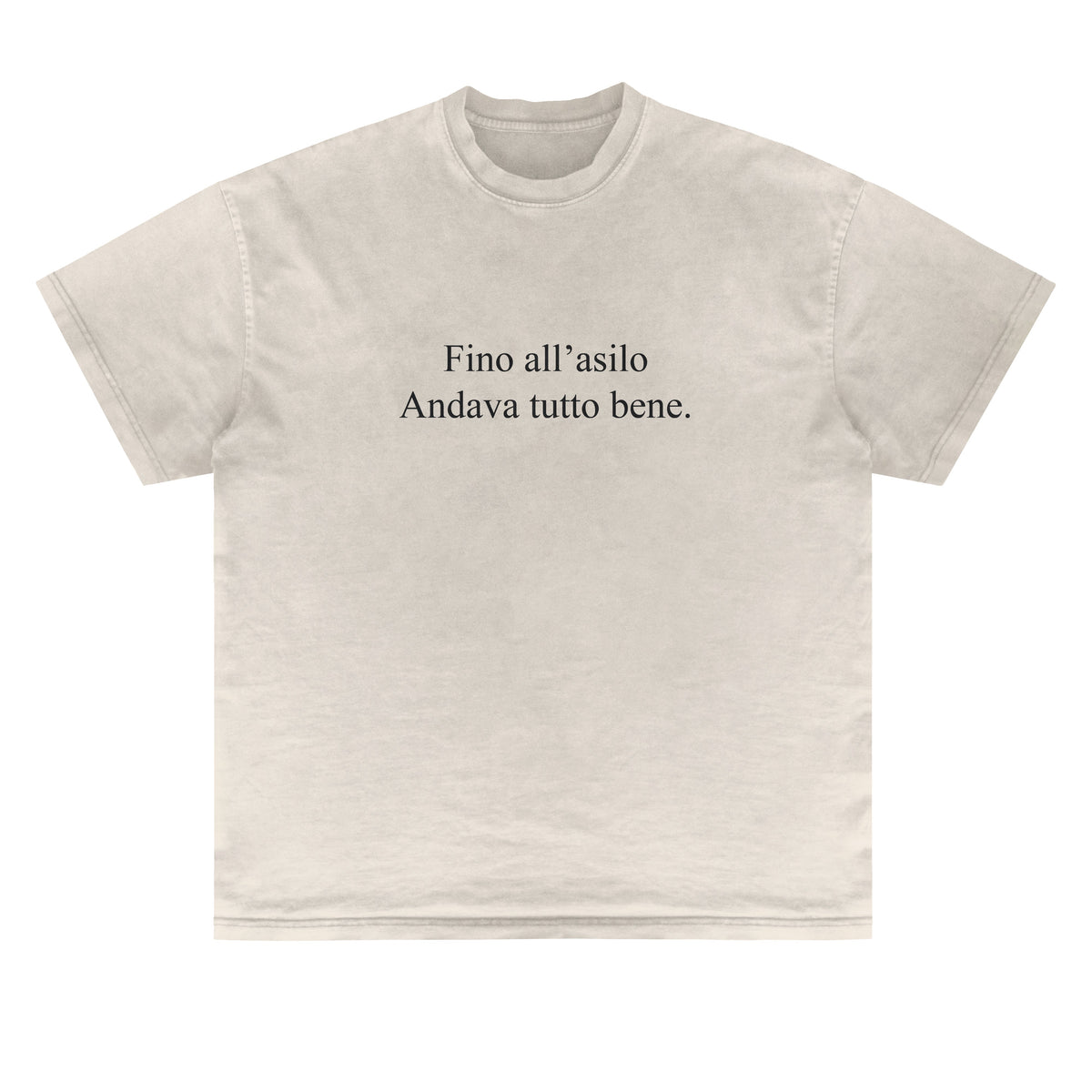 KMA Captions T-shirt: Everything was fine until kindergarten