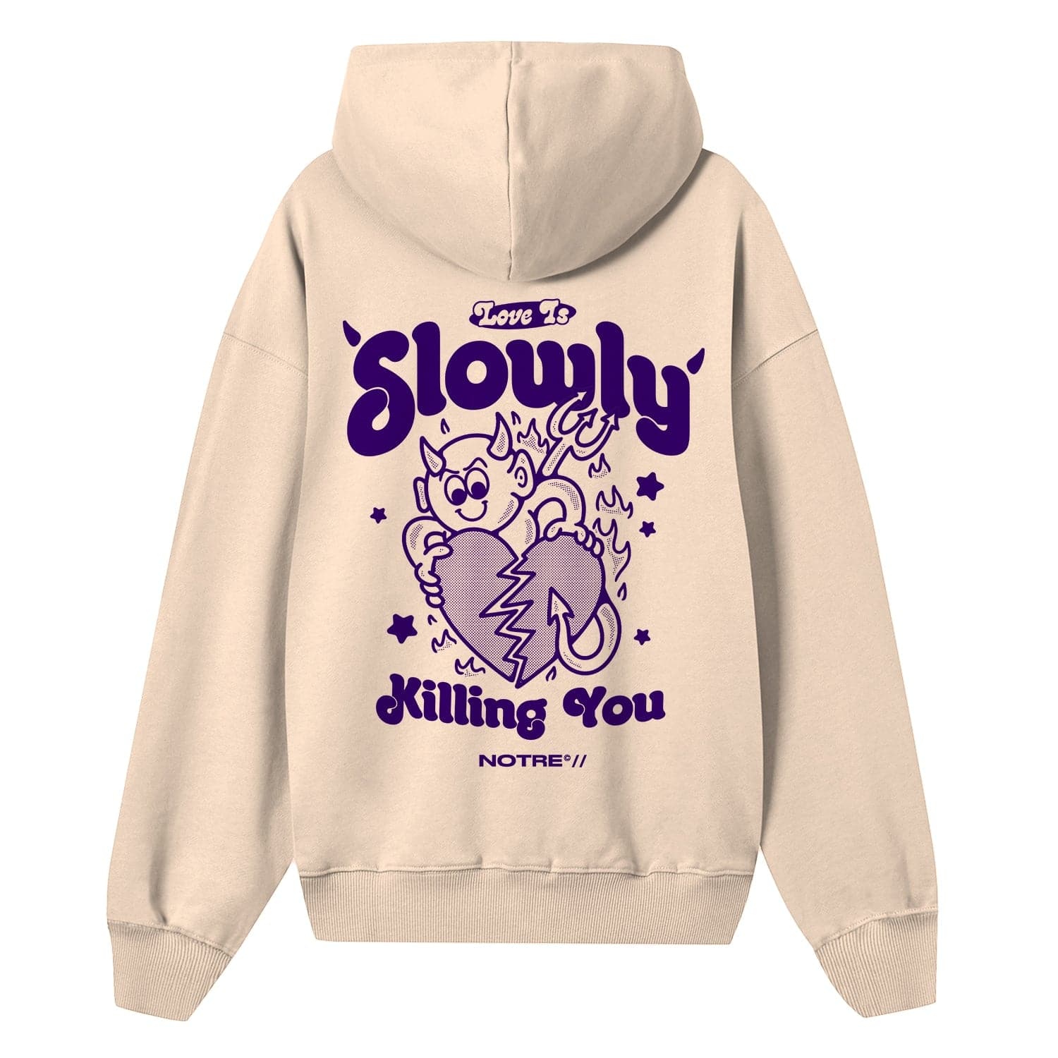 Felpa Hoodie Notre Slowly - not for resale